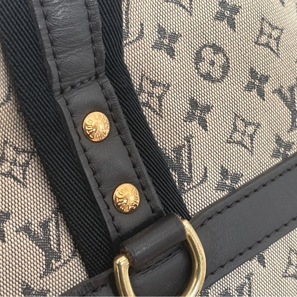 Auth. Louis Vuitton Monogram Josephine GM Handbag in Mini Lin - Picture 3 of 9